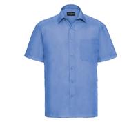 Russell 935M Chemise À Manches Courtes Facile À Entretenir En Popeline Avec Col