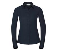 Russell 960F Manches Longues Femmes Coton Mélange Extensible Chemisier