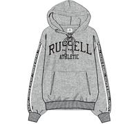RUSSELL ATHLETIC A01262-SR-603 Oversized Pullover Hoody Sweatshirt Femme Steel Marl Taille L