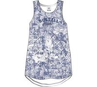 Russell Athletic A21561-IM-184 DM-Sleeveless Printed Tank Tank Top Femme Indaco Marl Taille M