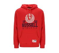 Russell Athletic A30392-ML-411 ATH 1902-PULL Over Hoody Sweatshirt Homme Molten Lava Taille XL