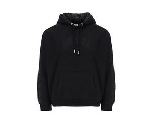 Russell Athletic A31302-IO-099 Jenna-Pull Over Hoody - Leopard Hood Lining Sweatshirt Femme Black Taille XS