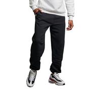 Russell Athletic Dri Power Fleece Elastic Bottom Sweatpants, Relaxed Fit, Moisture Wicking, with Or Without Pockets Pantalon de survêtement, Noir avec Poches, Taille L Homme