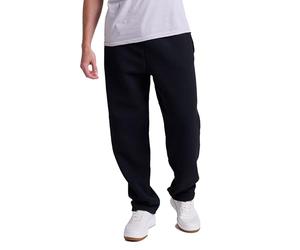 Russell Athletic Dri Power Fleece Open Bottom Sweatpants with Pockets, Relaxed Fit, Moisture Wicking Pantalon de survêtement, Noir, L Homme