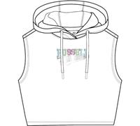 Russell Athletic Frances-Cropped Hoody Sweatshirt Femme