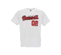 Russell Athletic Justice-s/S Crewneck Tee Shir T-Shirt, Blanc, Large Homme