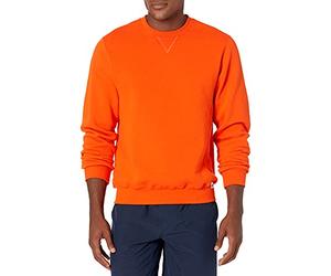 Russell Athletic Sweat Polaire Dri-Power pour Homme, Orange brûlé, S