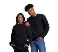 Russell Athletic Sweatshirt en Polaire Dri-Power pour Homme, évacuation de l'humidité, mélange de Coton, Coupe décontractée, Tailles S à 4XL, Noir, 3X-Large