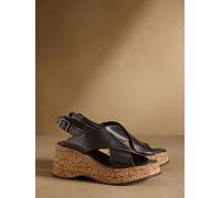 Russell & Bromley Russell & Bromley Black Brooke Wedge Sandals
