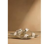Russell & Bromley Russell & Bromley Gold Orbit Wedge Sandals