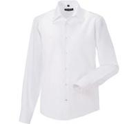 Russell - Chemise à manches longues sans repassage - Homme (M) (Blanc) - UTBC1038 Blanc G