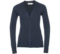 Russell Collection - Cardigan col V pour femme RW9596 (44 FR) (Bleu foncé)