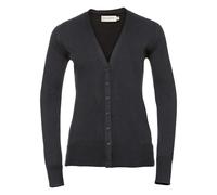 Russell Collection cardigan tricoté v-col femme 0r715f0 - pull de travail