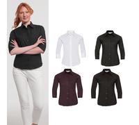 Russell Collection chemise 3/4 manches pour femme r-946f-0 - chemise de bureau s