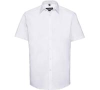 Russell Collection - Chemise de cérémonie pour homme à manches courtes PC5989 (49,5cm) (Blanc)