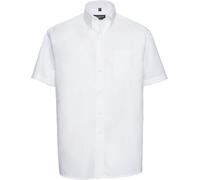 Russell Collection - Chemise Manches Courtes Facile à Entretenir pour Homme RW9389 (17,5 in) (Blanc)