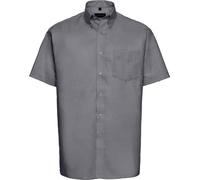 Russell Collection - Chemise "Oxford" formelle pour homme RW7843 (M) (Argent)