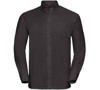 Russell Collection - Chemise "Oxford" Manches longues PC5835 (48,5cm) (Noir)