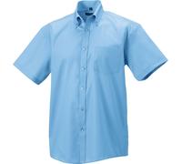 Russell Collection - Chemise "Ultimate" pour homme à manches courtes RW9554 (43,5cm) (Ciel serein)