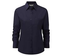 Russell Collection - Chemisier à manches longues - Femme (XL) (Bleu marine)
