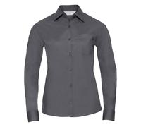 Russell Collection - Chemisier à manches longues - Femme (XS-4XL) 3 (BC1026)