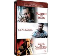 Russell Crowe - 3 Grands Films : Robin Des Bois + Gladiator + Master And Commander - Édition Collector Boîtier Steelbook®