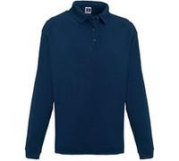 Russell Europe - Sweatshirt avec col et boutons - Homme (2XL) (Bleu marine) - UTRW3275 Bleu Marine G