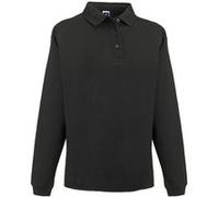Russell Europe - Sweatshirt avec col et boutons - Homme (4XL) (Noir) - UTRW3275 Noir G