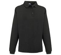 Russell Europe - Sweatshirt avec col et boutons - Homme (M) (Noir)