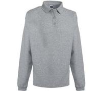 Russell Europe - Sweatshirt avec col et boutons - Homme (S) (Gris) - UTRW3275 Gris G