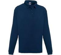 Russell Europe - Sweatshirt avec col et boutons - Homme (XL) (Bleu marine) - UTRW3275 Bleu Marine G