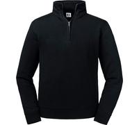 Russell Herren Authentic Zip Sweatshirt PC4069 (M) (Schwarz)