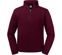 Russell Herren Authentic Zip Sweatshirt PC4069 (XL) (Burgunder)