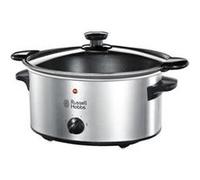 Russell Hobbs Mijoteur Electrique [Facile et Pratique] Compact@Home (3,5 L, 4/5 personnes, Cuve en ceramique amovible, Cuisson réglable, Base en inox, Maintien au chaud, Pieds antidérapants) 22740-56