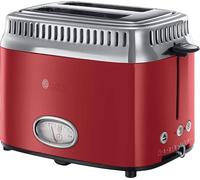 Russell Hobbs 23370 036 001 Russell Hobbs 21680-56 Retro Ribbon Red Toaster