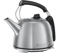 Russell Hobbs 25860-70 Bouilloire 1,2L K65, Design Emblematique Vintage, Ebullition Rapide, Jauge niveau deau - Inox Brosse Argent G
