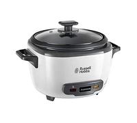 Russell Hobbs Cuiseur à riz 27040-56 – 500 W, 2 L, cuve amovible antiadhésive, blanc/noir