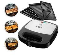 Russell Hobbs Appareil Croque-Monsieur Fiesta 24540-56 – Multifonction 3-en-1 gaufrier/sandwich/gril