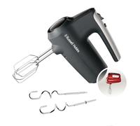 Russell Hobbs Batteur électrique (5 vitesses+mode turbo, fouets & crochets pétrisseurs chromés lavables au lave-vaisselle, bouton d'éjection, support pour bol+talon, 350 W] Anthracite mat 27151-56