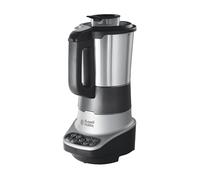 Russell Hobbs Blender chauffant 21480-56 - 8 programmes, 1,75 L, cuiseur vapeur - Argent/Noir