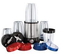 Russell Hobbs Blender [Multifonction: mixeur & moulin] NutriBoost (700W, 5 bols+couvercle sans BPA & 15 accessoires comp. lave-vaisselle incl., 22.000 tr/min, soupe, smoothie, épices & plus) 23180-56