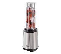Russell Hobbs Blender Smoothie [Portable, Compact, Léger] Mixeur (Puissant, 1 gourde portable 600ml + couvercle inclus sans BPA, Smoothie, Shaker protéine, lames en acier inox,lave-vaisselle) 23472-56