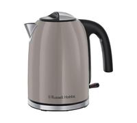 Russell Hobbs Bouilloire Électrique Colours Plus Mocha, 1,7 L, 2400 W | Ébullition Rapide et Économie d'Énergie, Acier Inox, Bec Verseur, Filtre Anticalcaire, Jauge de Niveau d'Eau, 28511-70