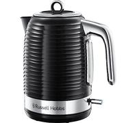 Russell Hobbs Bouilloire Electrique [Design & Performance] Inspire Noir (1,7L, 2400W, ébullition rapide, économie d'énergie, marques 1/2/3 tasses, filtre anticalcaire & couvercle amovibles) 24361-70