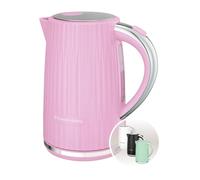 Russell Hobbs Bouilloire électrique (Eau chaude, thé, café, 1,7 L, couvercle à ouverture par pression, bec verseur parfait, filtre amovible et lavable, voyant lumineux, framboise, 2400W) Eden 27362-70