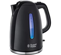 Russell Hobbs Bouilloire Electrique [Ultra rapide] Textures+ (1,7 L, 2400 W, Ouverture automatique, Marqueurs 1/2/3 tasses, Economie d'énergie, Eclairage LED, Filtre anticalcaire amovible) 22591-70