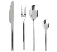 Russell Hobbs BW02842 Vermont 16 couverts - Acier inoxydable 18/0, Vaisselle pour 4 personnes, Va au lave-vaisselle, Fourchettes, Couteaux, Cuillères à café et cuillères de table, Garantie de 15 ans