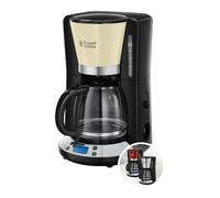 Russell Hobbs Cafetière filtre programmable 24033-56 WhirlTech Crème 1,25L 10 tasses 1100W