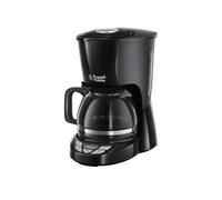 Russell Hobbs Cafetière filtre [Programmable, Technologie WhirlTech pour extraction & arôme optimaux] Textures (10 tasses, verseuse en verre 1,25L, plaque chaude, auto-off) 22620-56