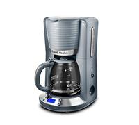 Russell Hobbs Cafetière Filtre [Programmable,Technologie WhirlTech pour extraction & arôme optimaux] Inspire Gris (verseuse en verre 1,25L, 10 tasses, Cuillère à doser) Machine à Café 24393-56